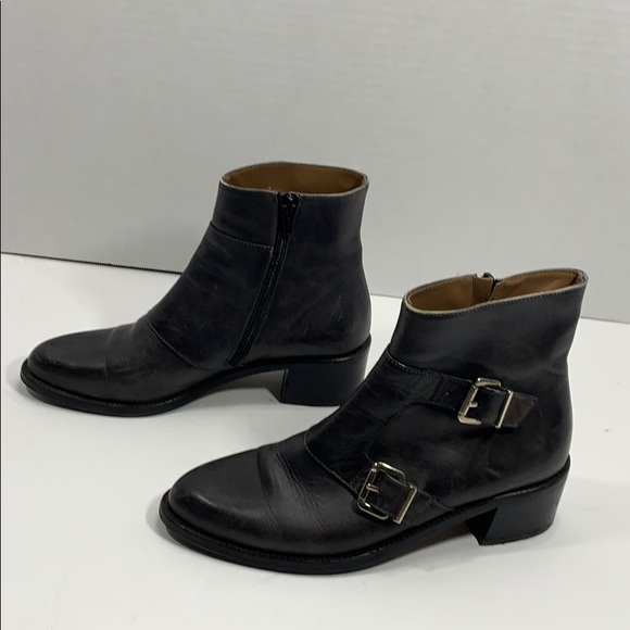 Pertini leather buckle boots size 37 - Picture 5 of 10